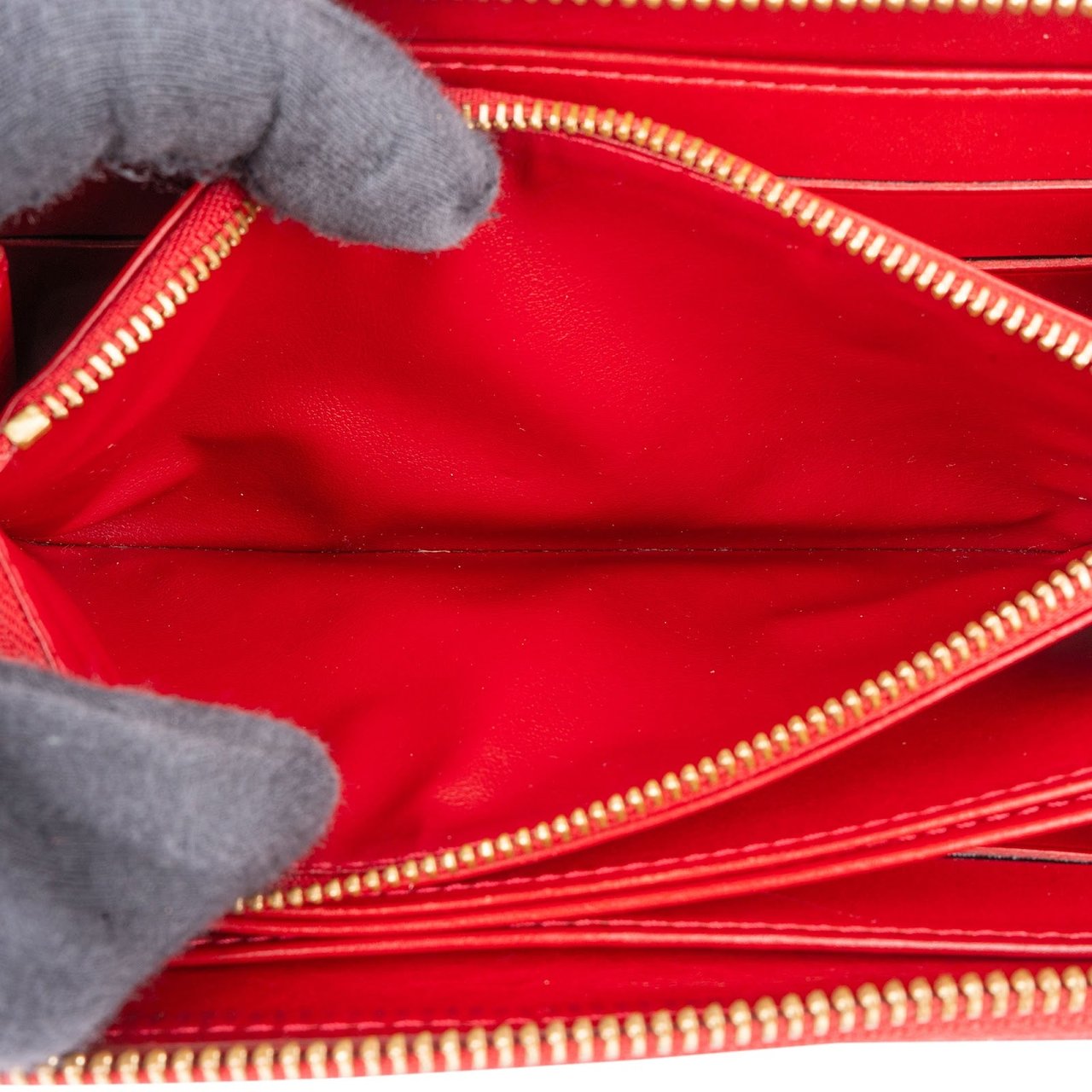 Louis Vuitton Louis Vuitton Monogram Vernis Zippy Wallet Rood