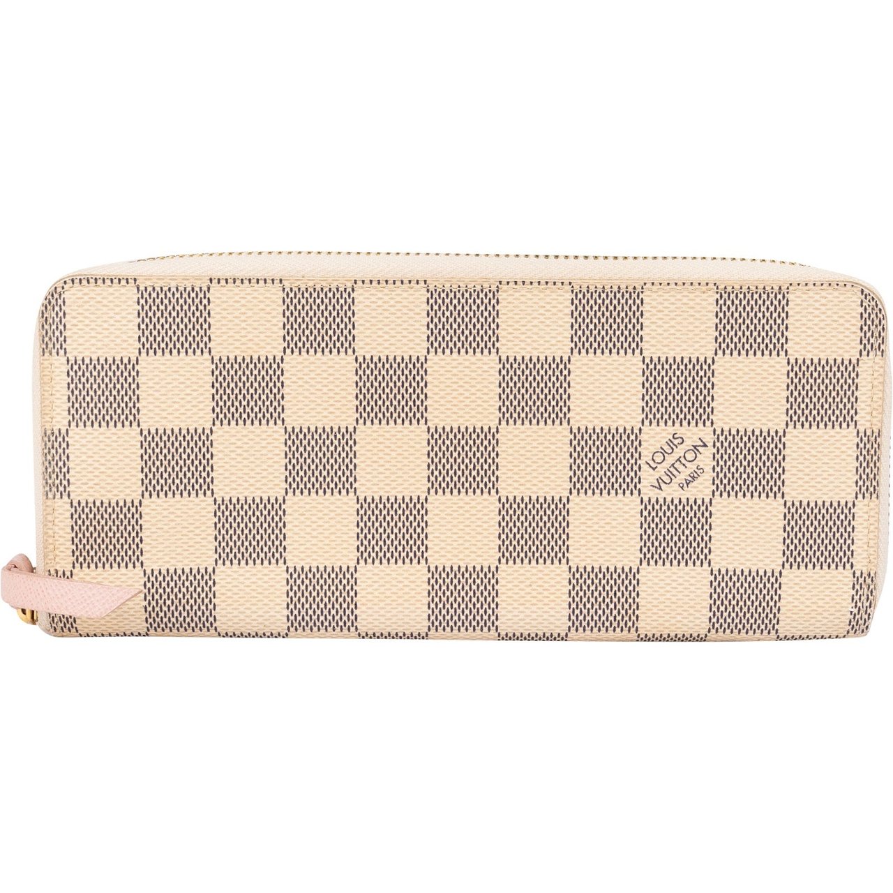 Louis Vuitton Louis Vuitton Monogram Damier Azur Clemence Zippy Wallet Wit