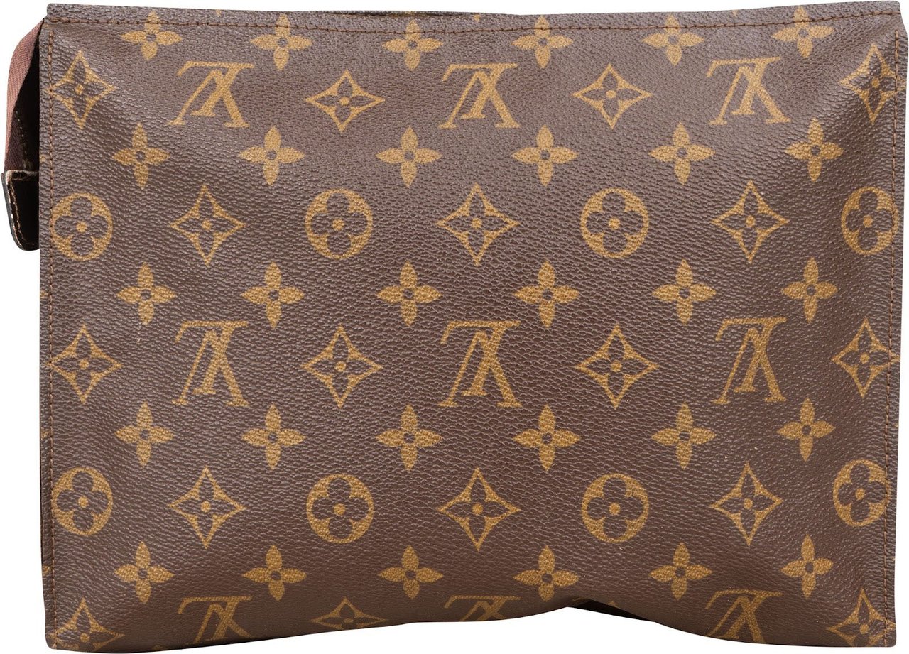 Louis Vuitton Louis Vuitton Monogram Canvas Poche Toilette 25 Clutch Bruin