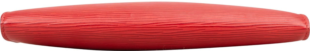 Louis Vuitton Louis Vuitton Red Epi Leather Pochette Accessoires Handbag Rood