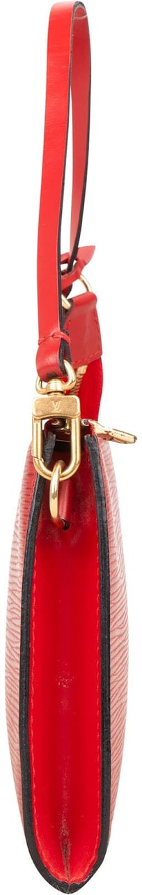 Louis Vuitton Louis Vuitton Red Epi Leather Pochette Accessoires Handbag Rood