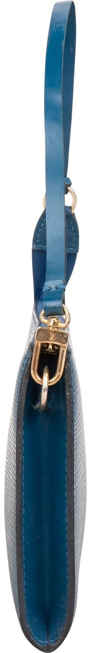 Louis Vuitton Louis Vuitton Blue Epi Leather Pochette Accessoires Handbag Blauw