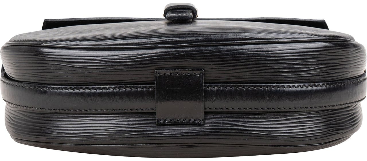 Louis Vuitton Louis Vuitton Noir Epi Leather Jeune Fille MM Crossbody Bag Zwart