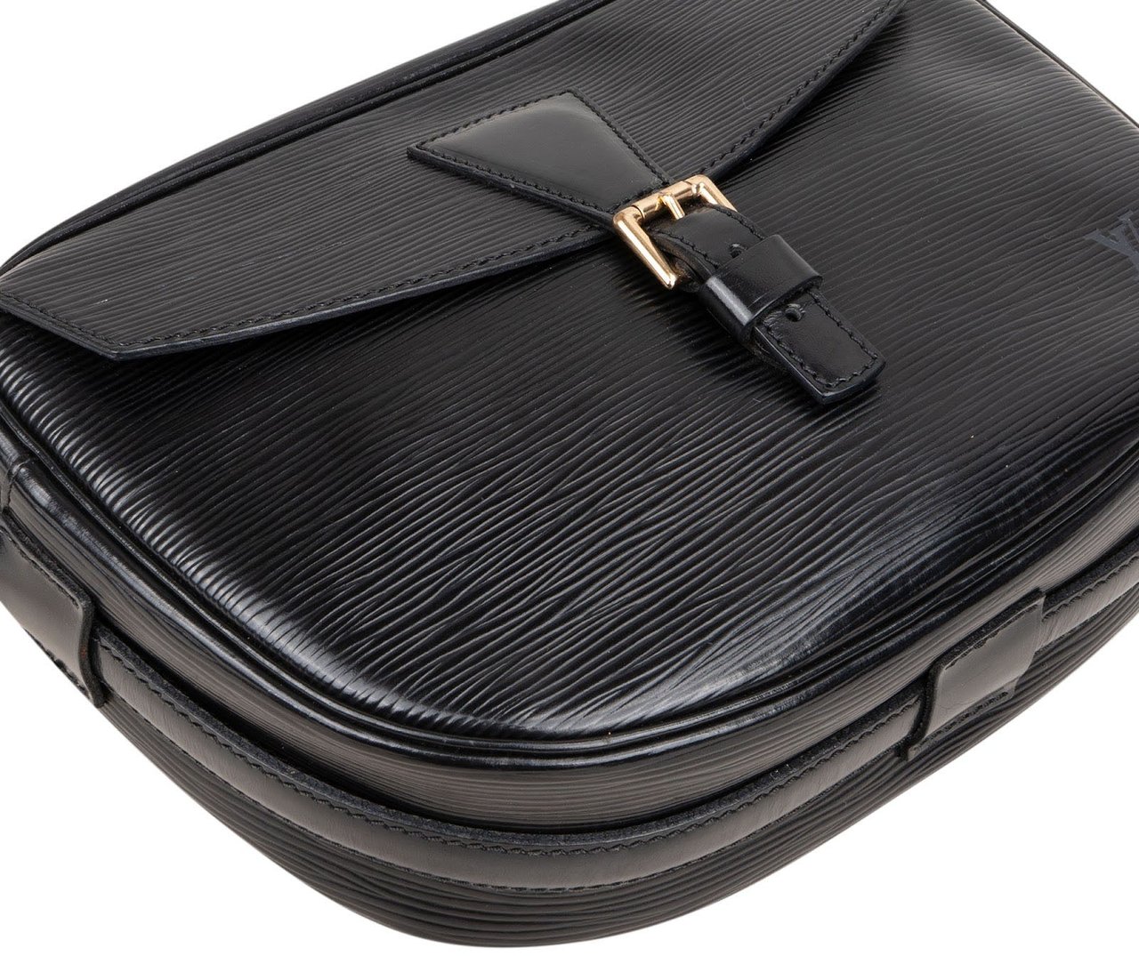 Louis Vuitton Louis Vuitton Noir Epi Leather Jeune Fille MM Crossbody Bag Zwart