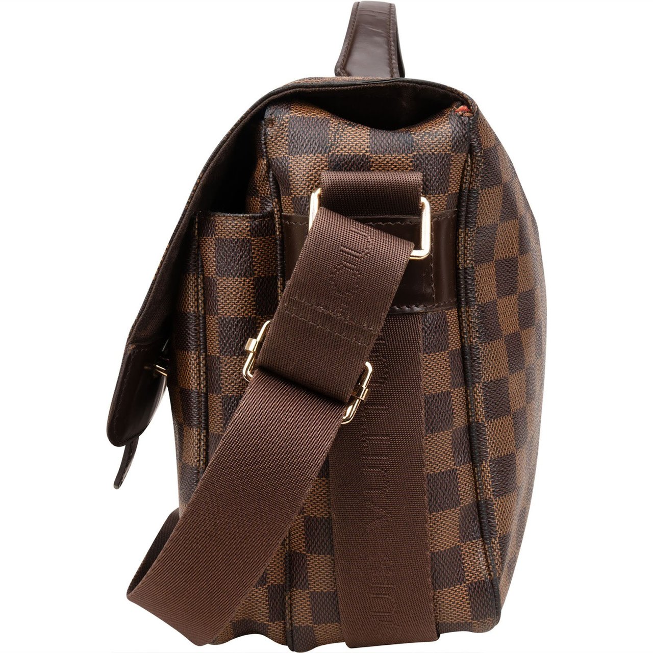 Louis Vuitton Louis Vuitton Monogram Damier Ebene Canvas Broadway Messenger Crossbody Bag Bruin