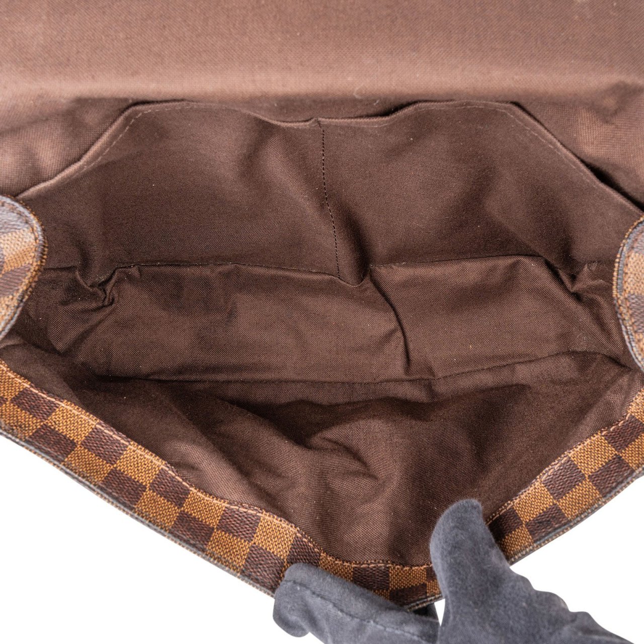 Louis Vuitton Louis Vuitton Monogram Damier Ebene Canvas Broadway Messenger Crossbody Bag Bruin