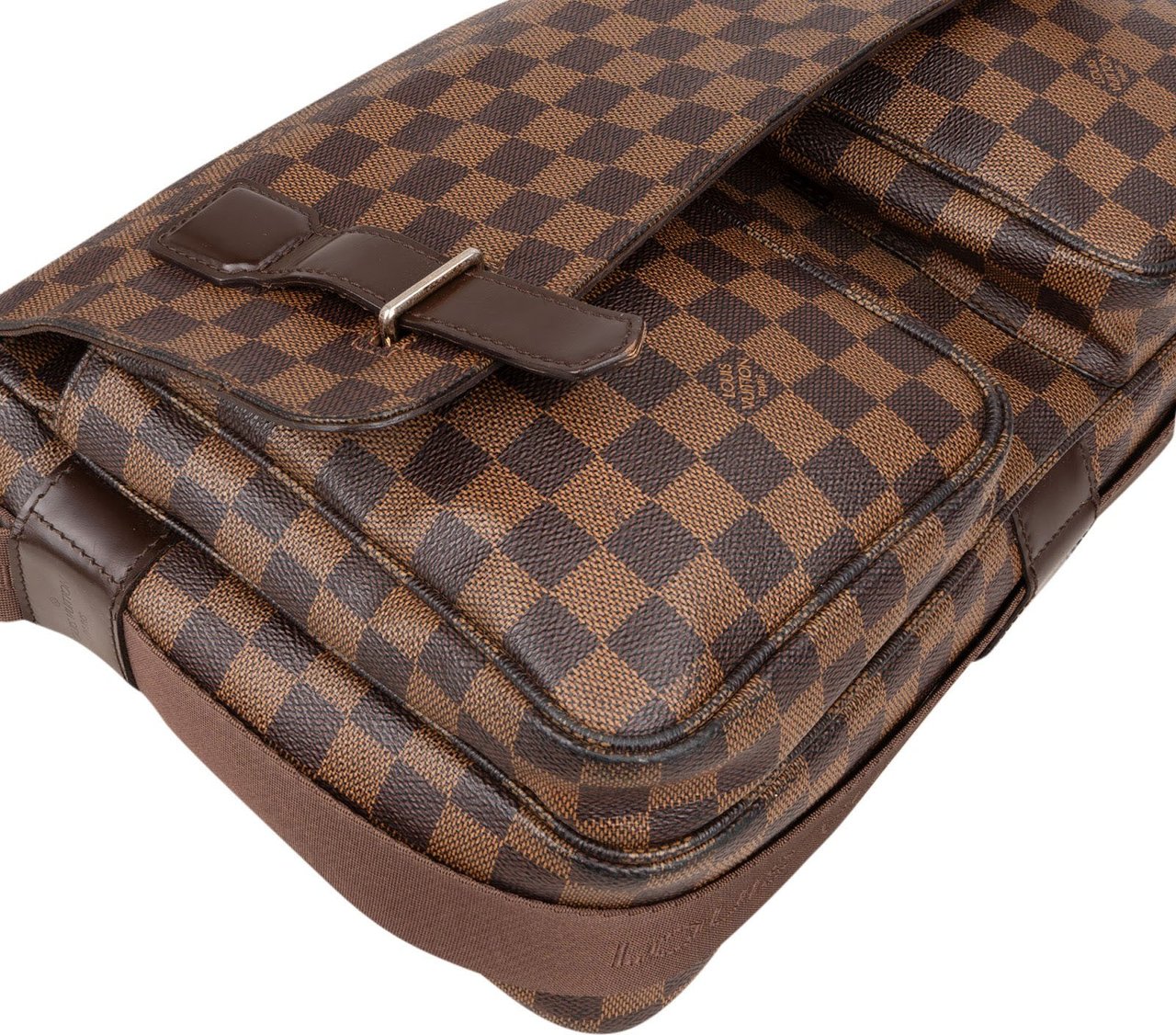 Louis Vuitton Louis Vuitton Monogram Damier Ebene Canvas Broadway Messenger Crossbody Bag Bruin
