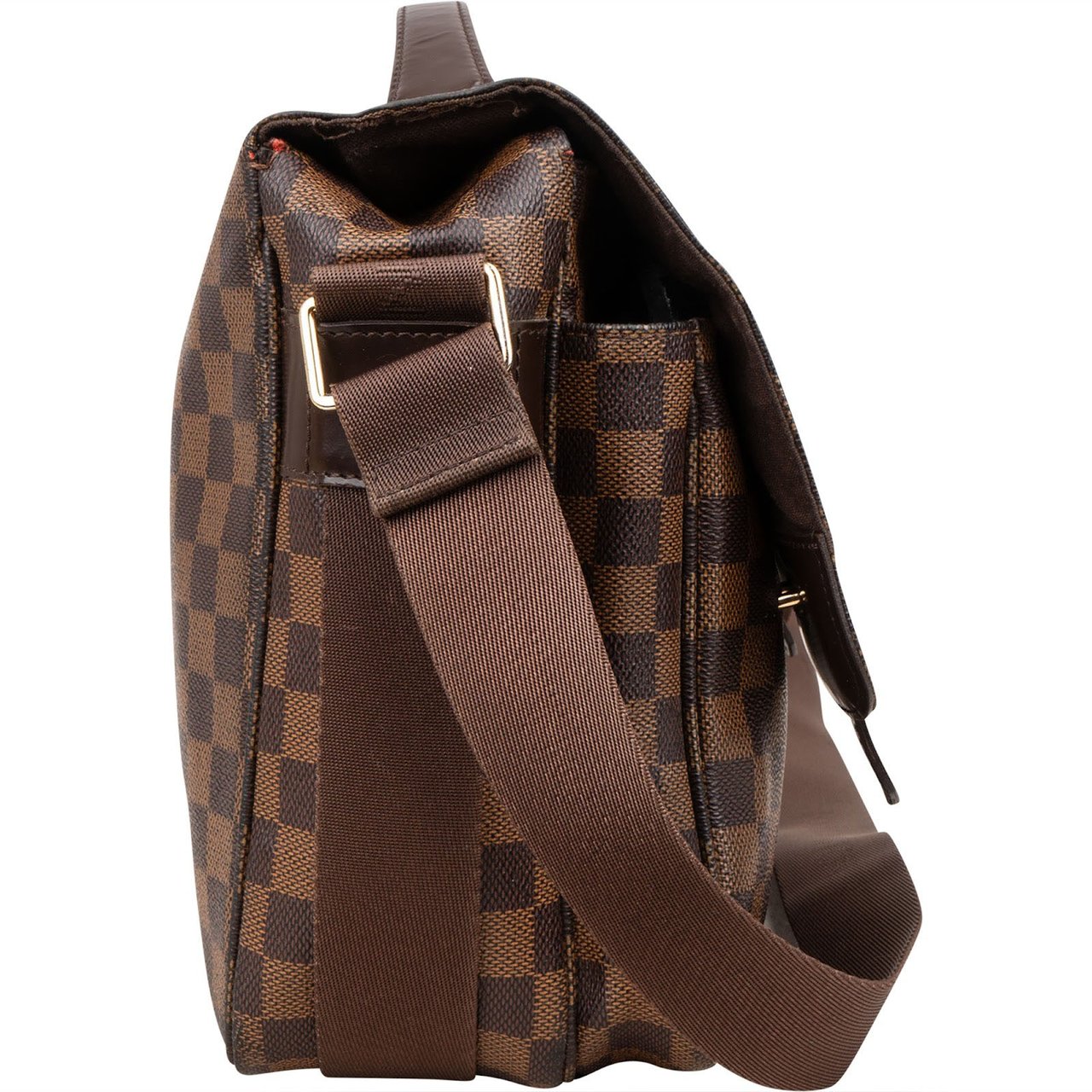 Louis Vuitton Louis Vuitton Monogram Damier Ebene Canvas Broadway Messenger Crossbody Bag Bruin
