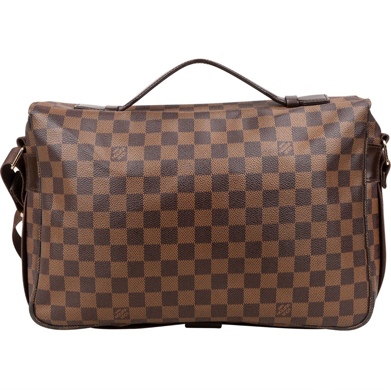 Louis Vuitton Louis Vuitton Monogram Damier Ebene Canvas Broadway Messenger Crossbody Bag Bruin