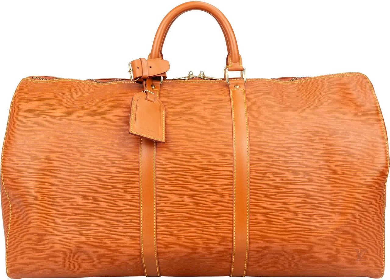 Louis Vuitton Epi Leather Keepall 55 Travel Bag Divers