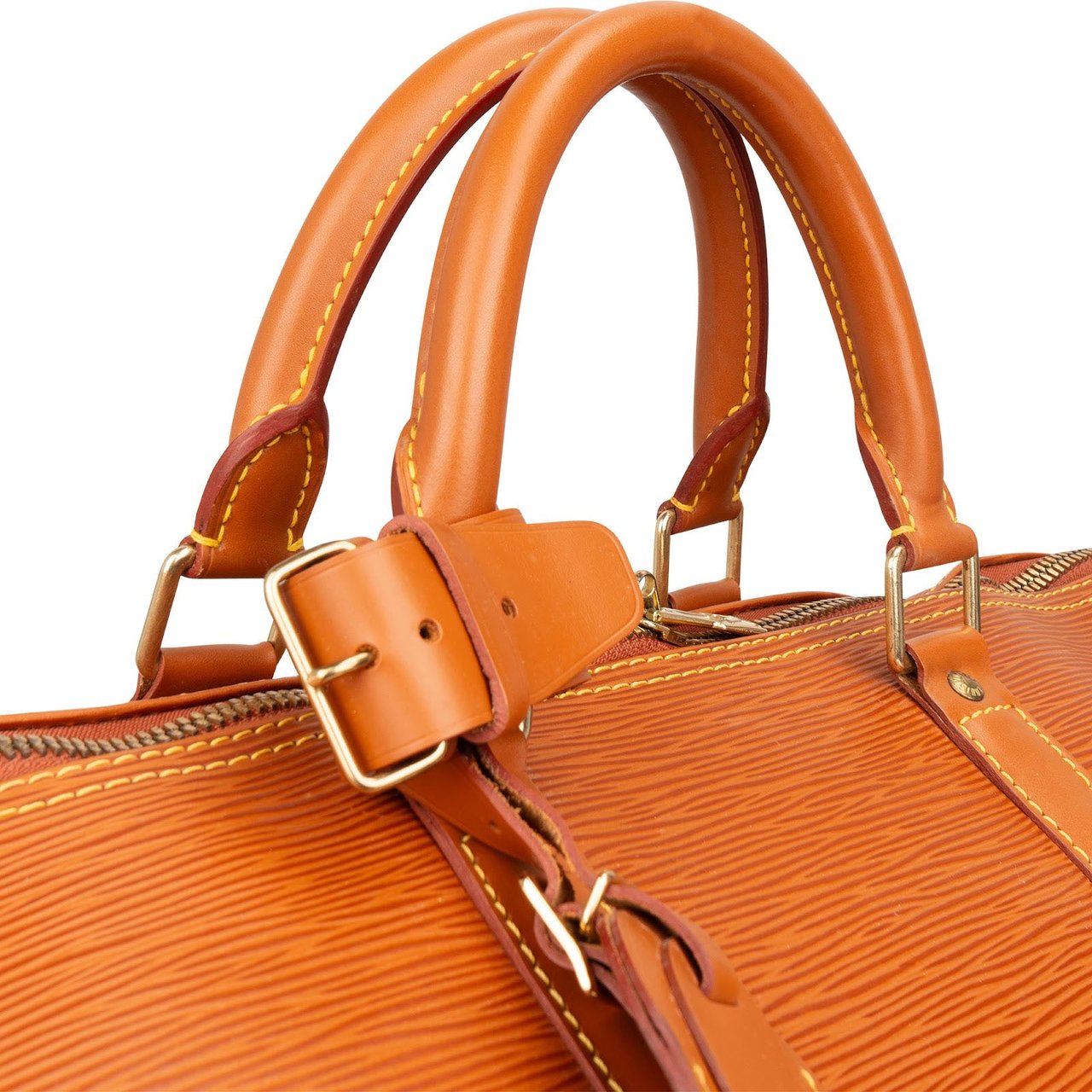Louis Vuitton Louis Vuitton Epi Leather Keepall 55 Travel Bag Oranje