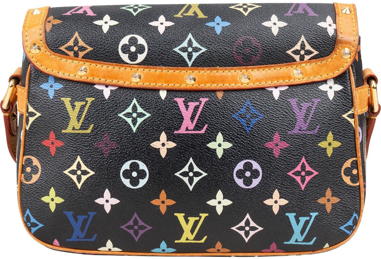 Louis Vuitton Louis Vuitton Monogram Murakami Multicolor Sologne Crossbody Bag Zwart