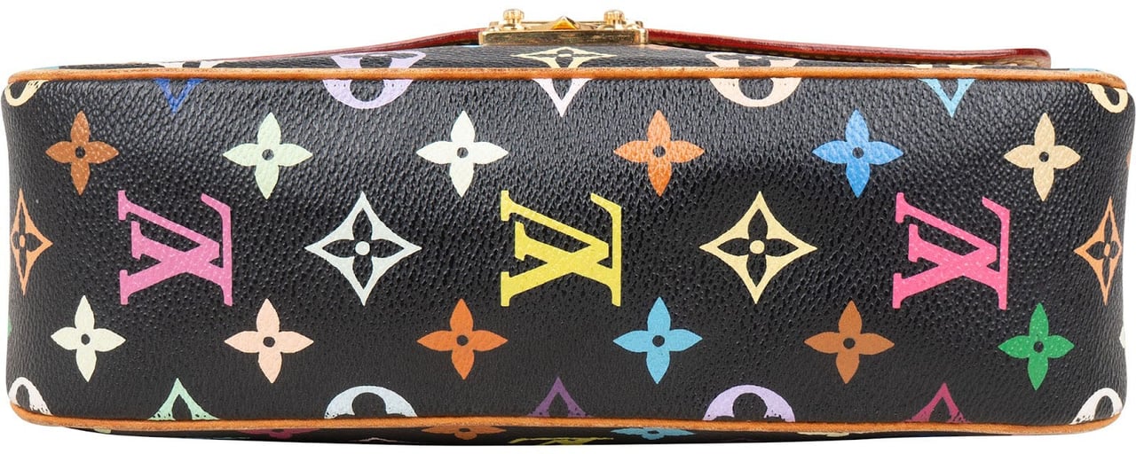 Louis Vuitton Louis Vuitton Monogram Murakami Multicolor Sologne Crossbody Bag Zwart