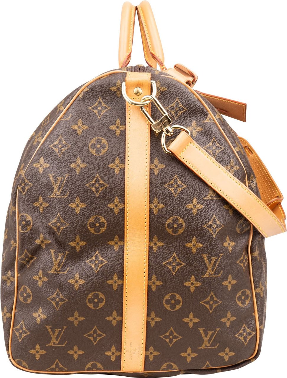 Louis Vuitton Louis Vuitton Monogram Canvas Keepall 60 Bandoulière Travel Bag Bruin