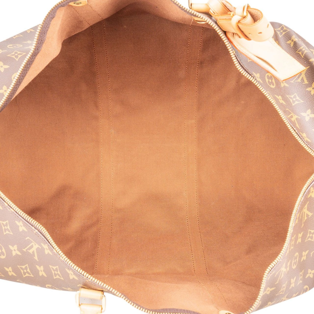 Louis Vuitton Louis Vuitton Monogram Canvas Keepall 60 Bandoulière Travel Bag Bruin