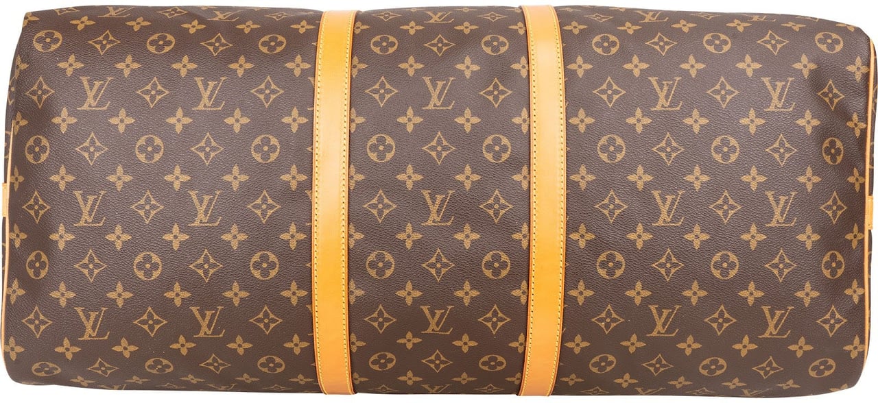 Louis Vuitton Louis Vuitton Monogram Canvas Keepall 60 Bandoulière Travel Bag Bruin