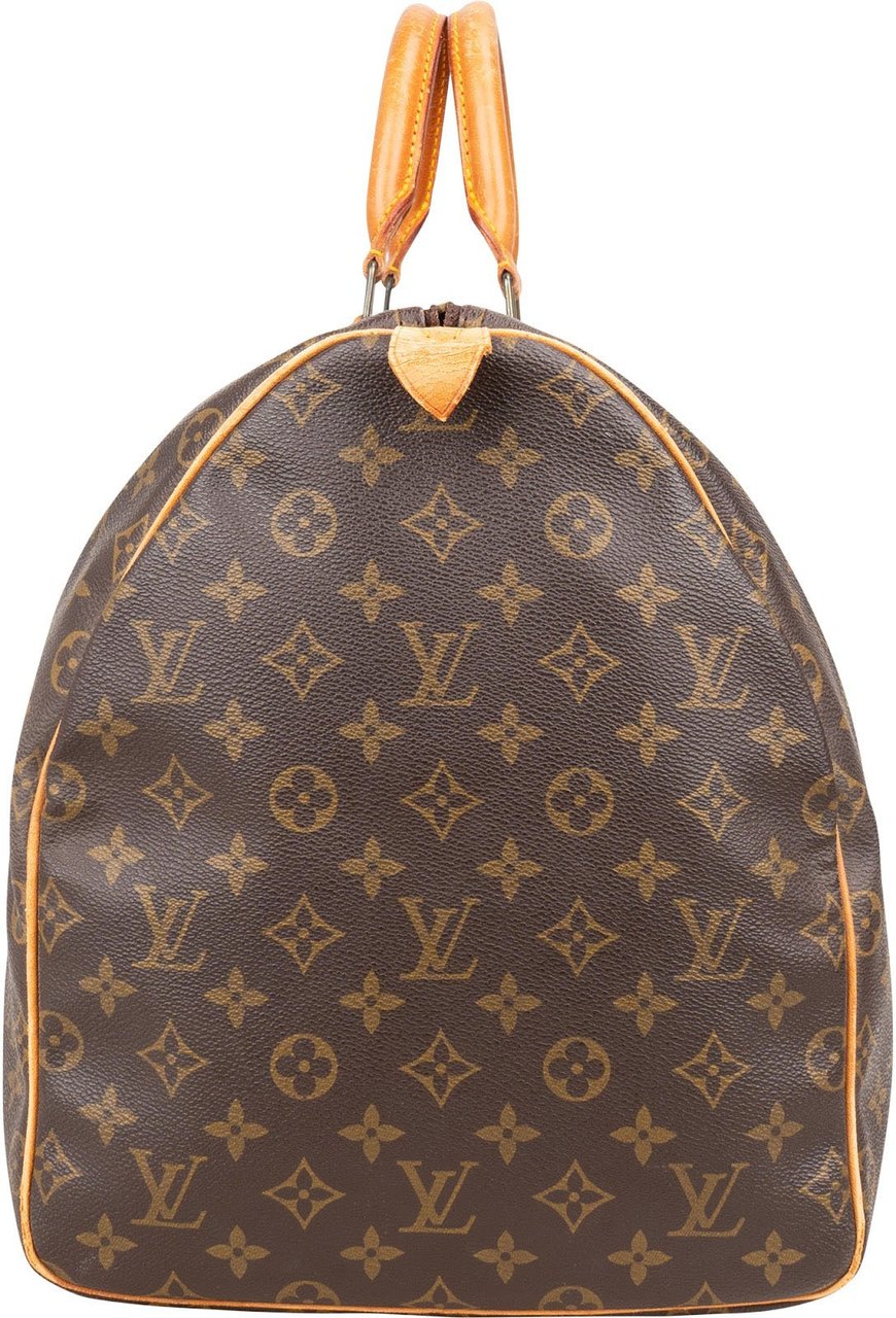 Louis Vuitton Louis Vuitton Monogram Canvas Keepall 55 Travel Bag Bruin