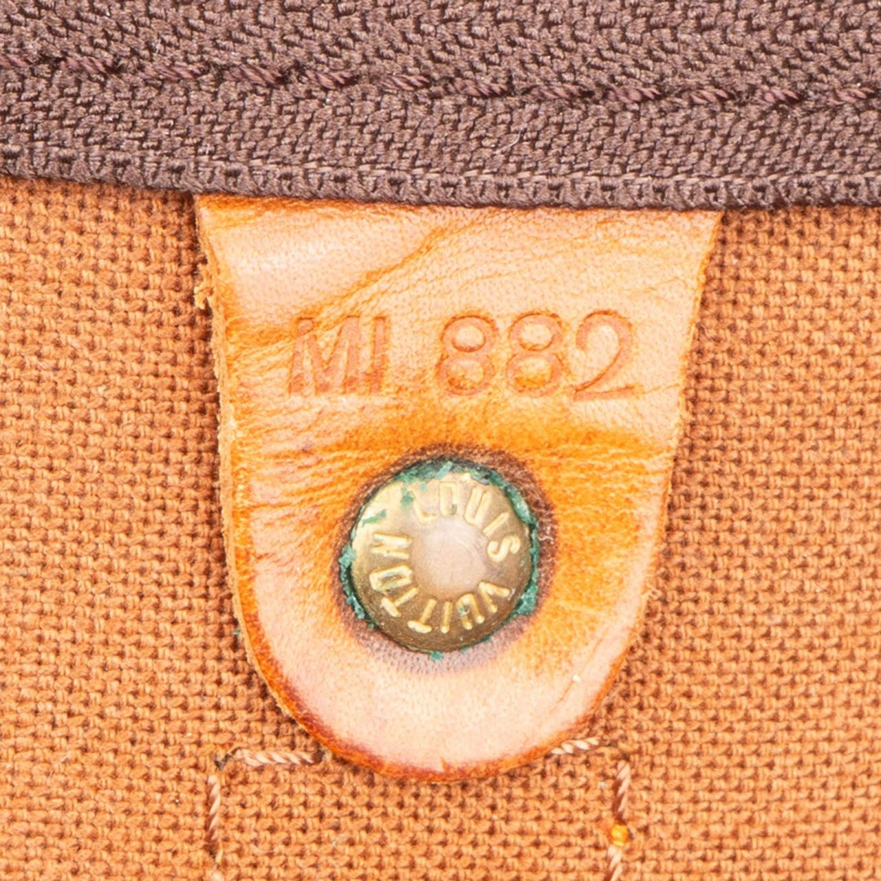 Louis Vuitton Louis Vuitton Monogram Canvas Keepall 55 Travel Bag Bruin