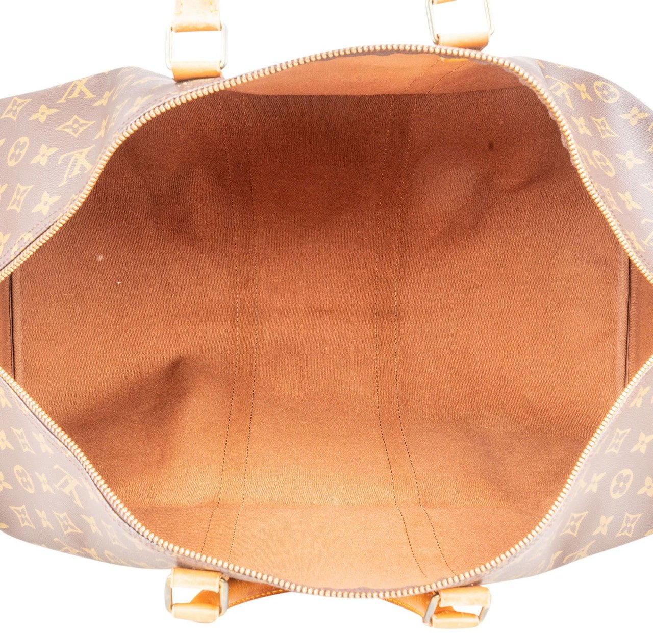 Louis Vuitton Louis Vuitton Monogram Canvas Keepall 55 Travel Bag Bruin