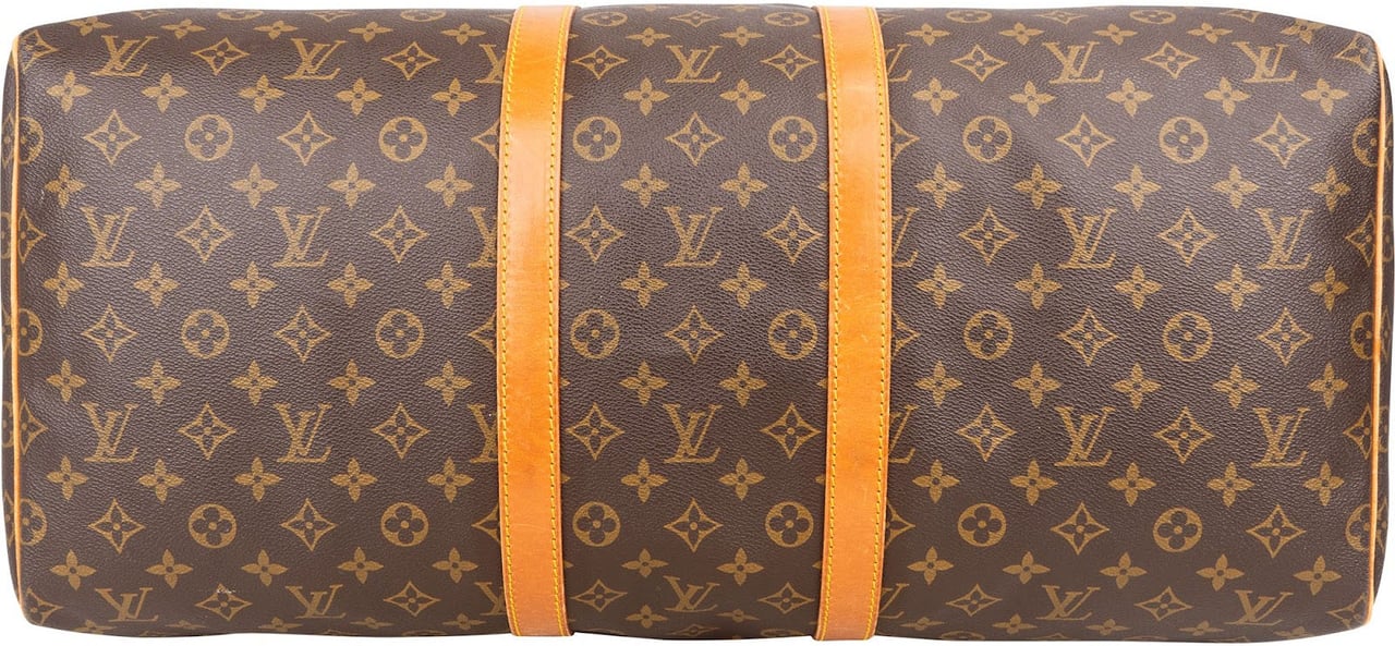 Louis Vuitton Louis Vuitton Monogram Canvas Keepall 55 Travel Bag Bruin