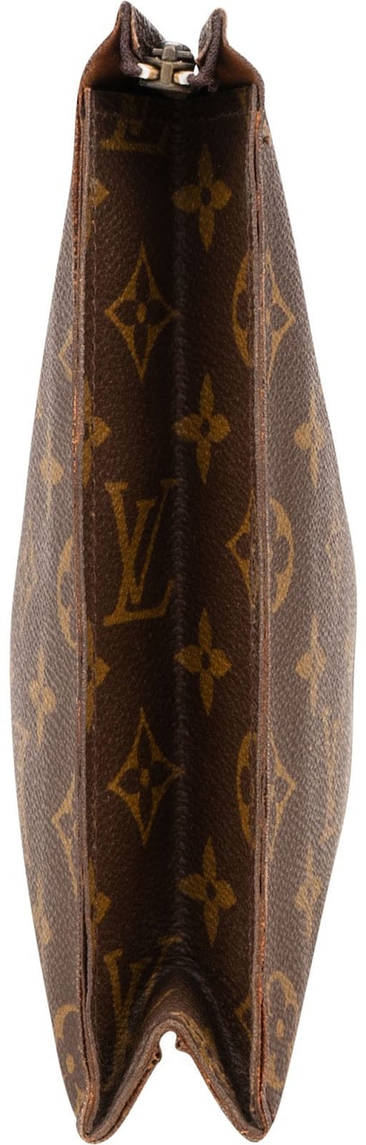 Louis Vuitton Louis Vuitton Monogram Canvas Poche Toilette 25 Clutch Bruin