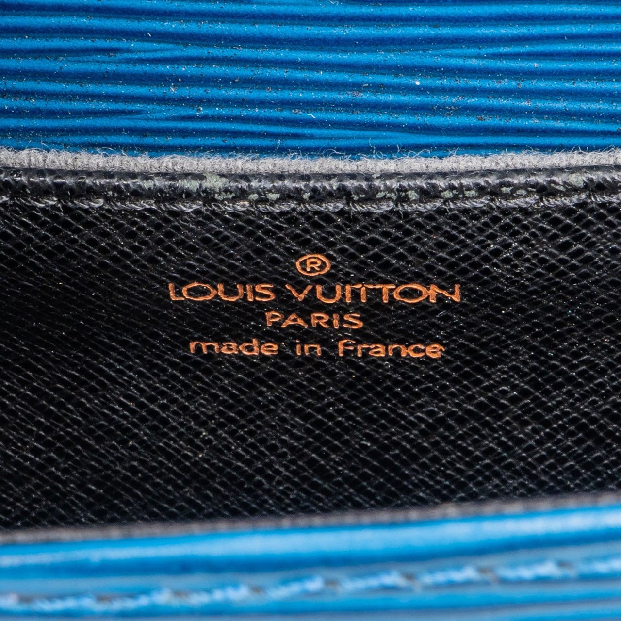 Louis Vuitton Blue Epi Leather Saint Cloud PM Crossbody Bag Blauw