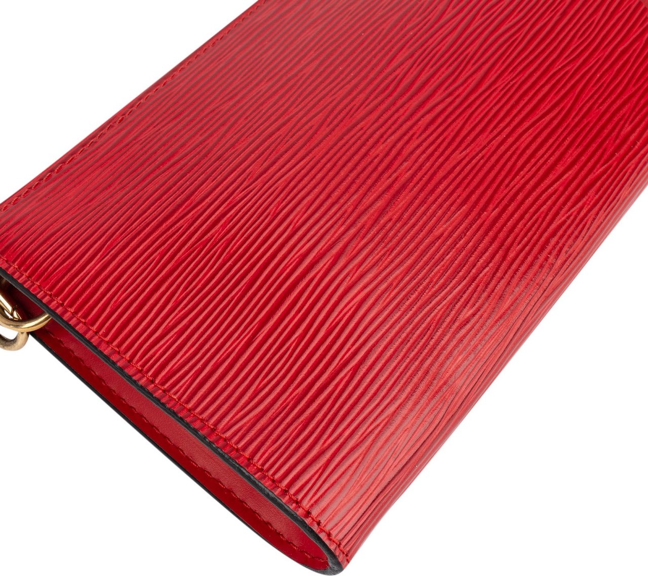 Louis Vuitton Louis Vuitton Red Epi Leather Pochette Accessoires Handbag Rood