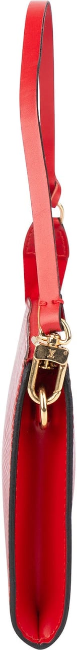 Louis Vuitton Louis Vuitton Red Epi Leather Pochette Accessoires Handbag Rood