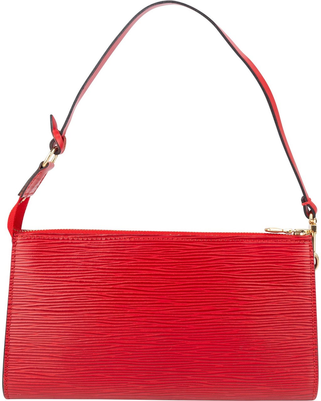 Louis Vuitton Louis Vuitton Red Epi Leather Pochette Accessoires Handbag Rood