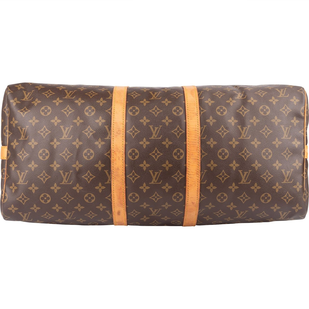 Louis Vuitton Louis Vuitton Monogram Canvas Keepall 55 Bandoulière Travel Bag Bruin