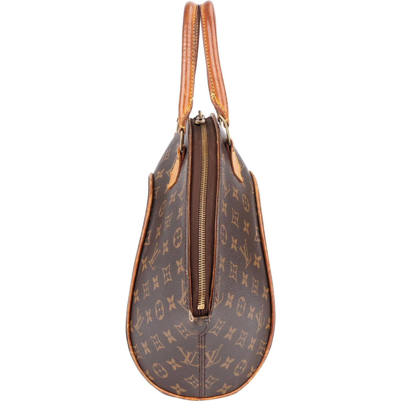 Louis Vuitton Louis Vuitton Monogram Canvas Ellipse MM Handbag Bruin
