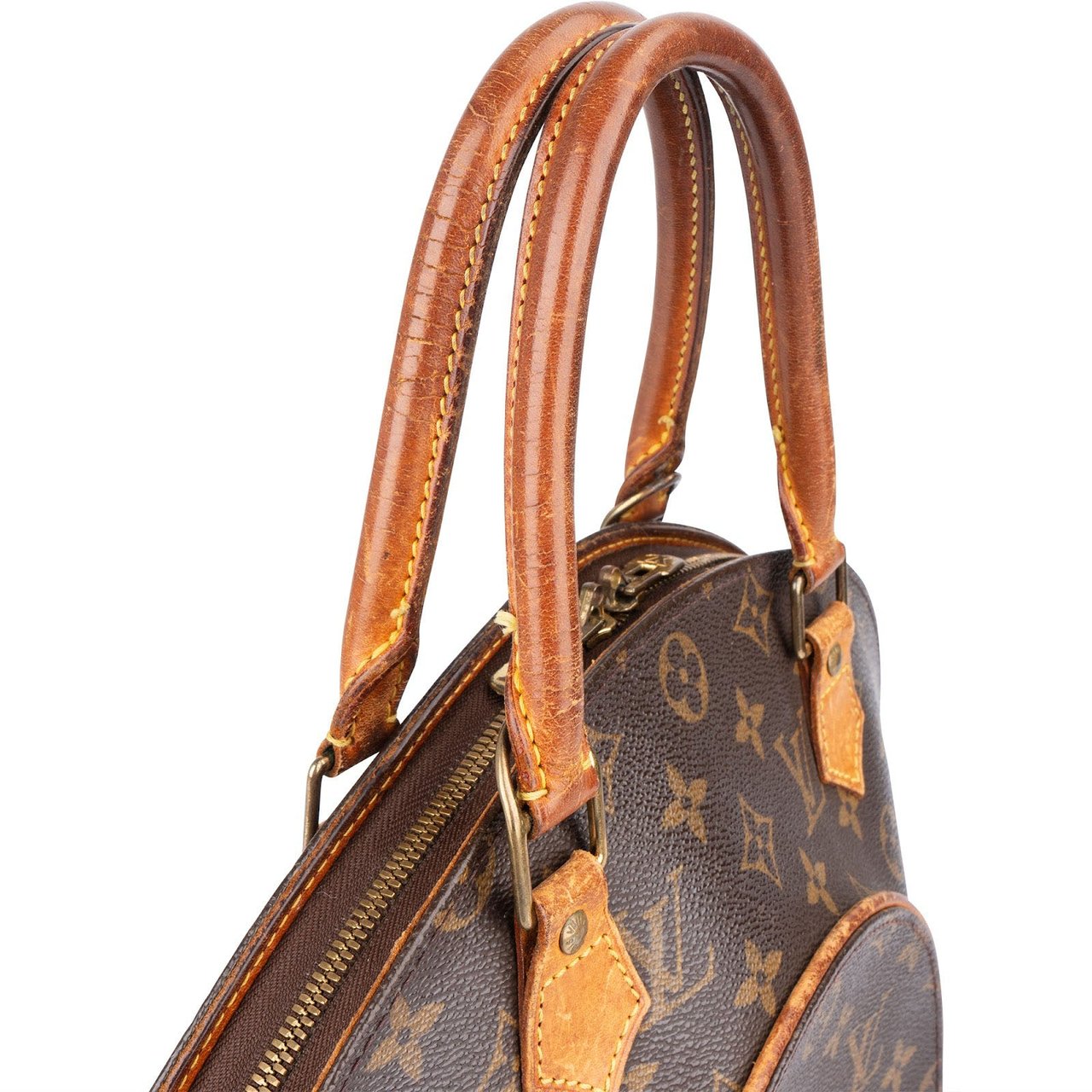 Louis Vuitton Louis Vuitton Monogram Canvas Ellipse MM Handbag Bruin