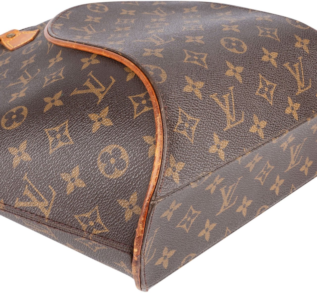 Louis Vuitton Louis Vuitton Monogram Canvas Ellipse MM Handbag Bruin