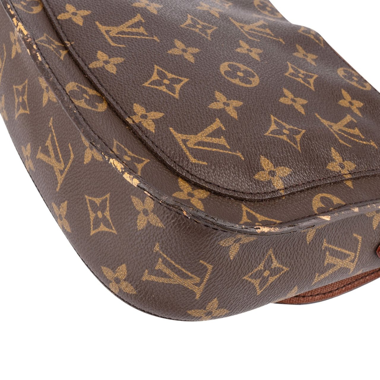 Louis Vuitton Louis Vuitton Monogram Canvas Saint Cloud GM Crossbody Bag Bruin