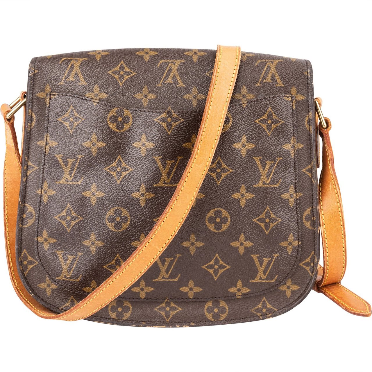 Louis Vuitton Louis Vuitton Monogram Canvas Saint Cloud GM Crossbody Bag Bruin