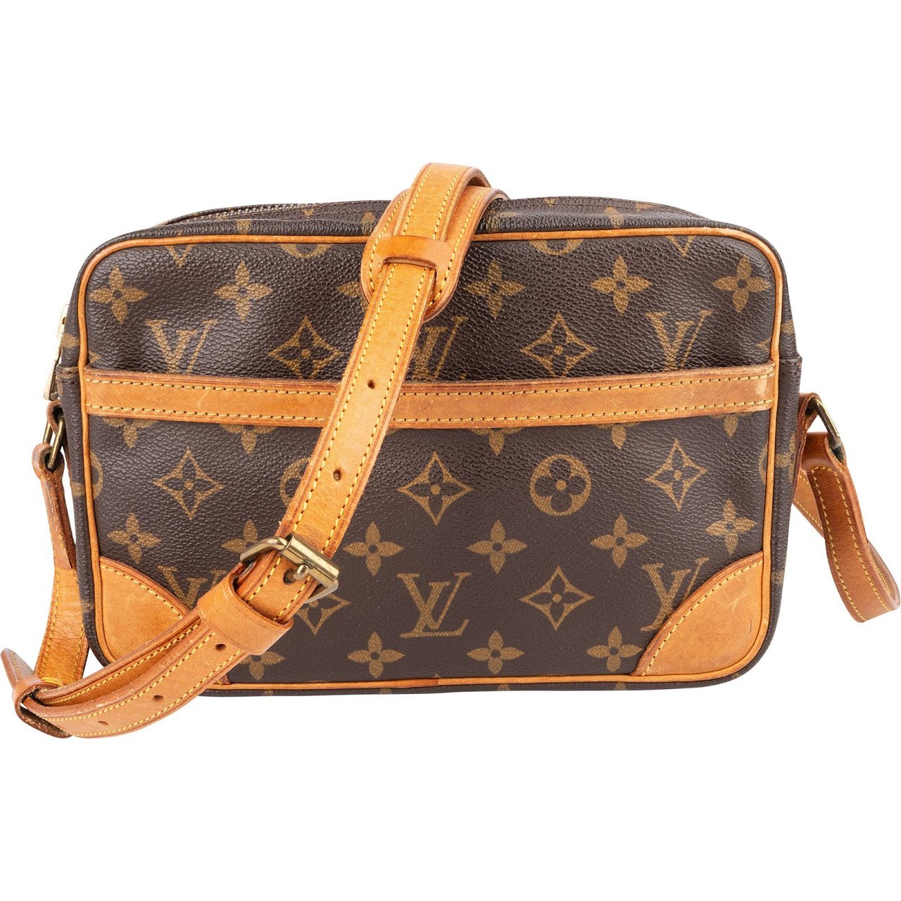 Louis Vuitton Louis Vuitton Monogram Canvas Trocadero 23 Crossbody Bag Bruin