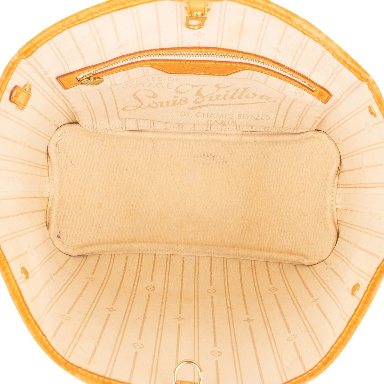 Louis Vuitton Louis Vuitton Monogram Damier Azur Canvas Neverfull PM Shoulder Bag Wit