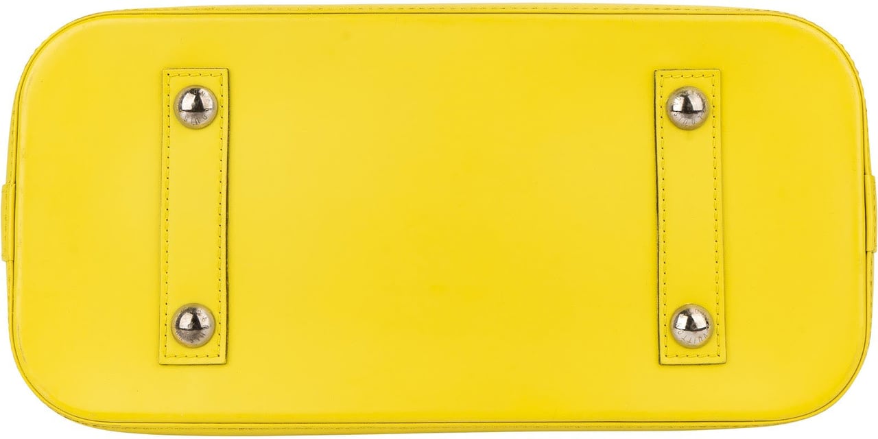 Louis Vuitton Louis Vuitton Yellow Epi Leather Alma PM Handbag Geel