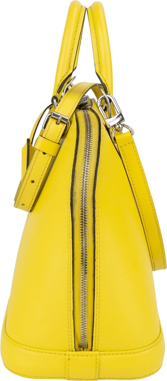 Louis Vuitton Louis Vuitton Yellow Epi Leather Alma PM Handbag Geel