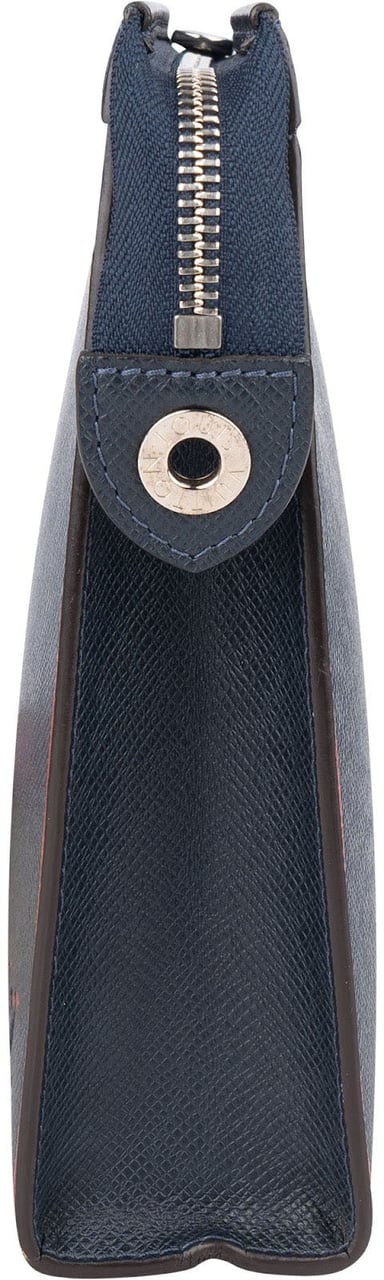 Louis Vuitton Louis Vuitton Marine Bicolor Taiga Leather Pochette Jour Clutch Navy