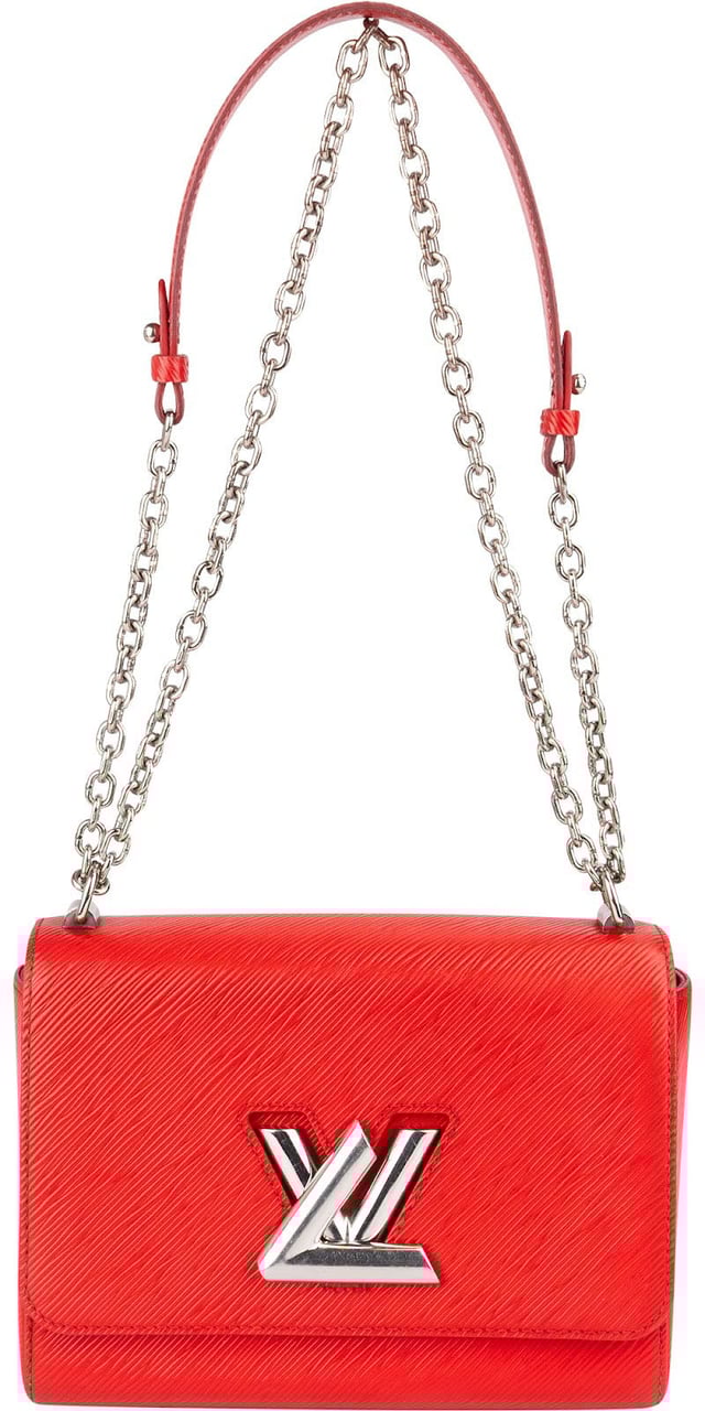 Louis Vuitton Louis Vuitton Red Epi Leather Twist Crossbody Bag Rood