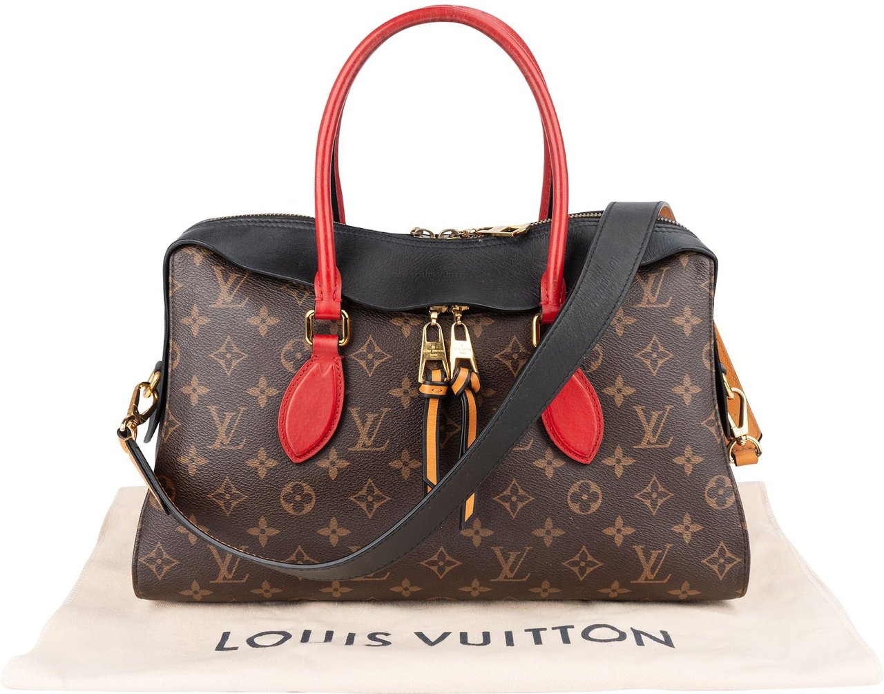 Louis Vuitton Monogram Canvas Tuileries Handbag Bruin