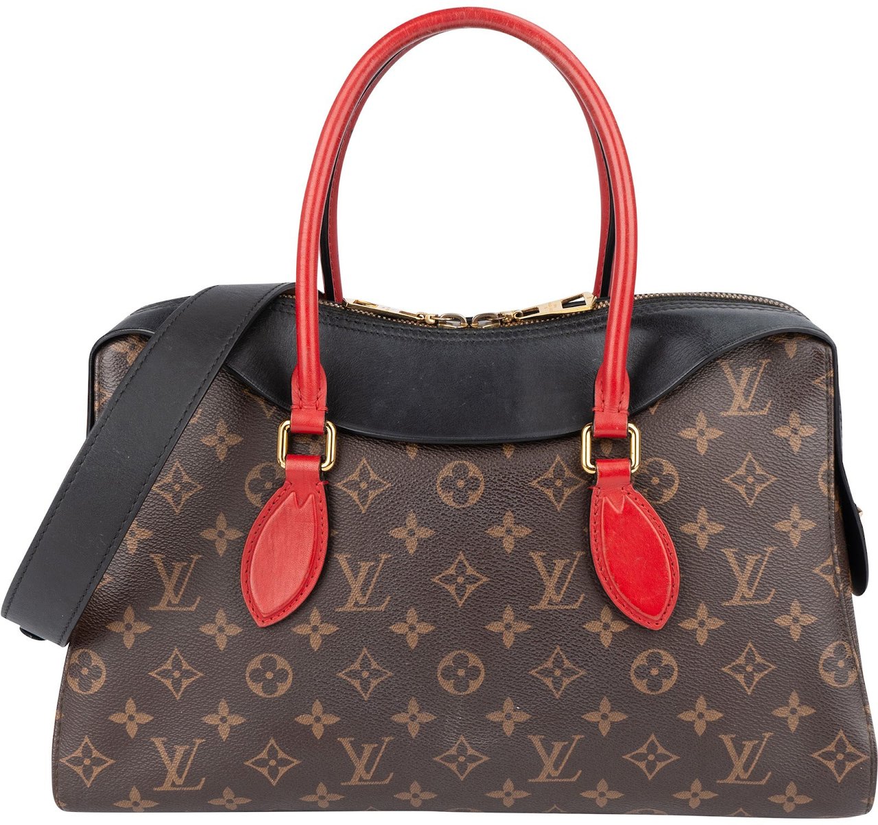 Louis Vuitton Monogram Canvas Tuileries Handbag Bruin