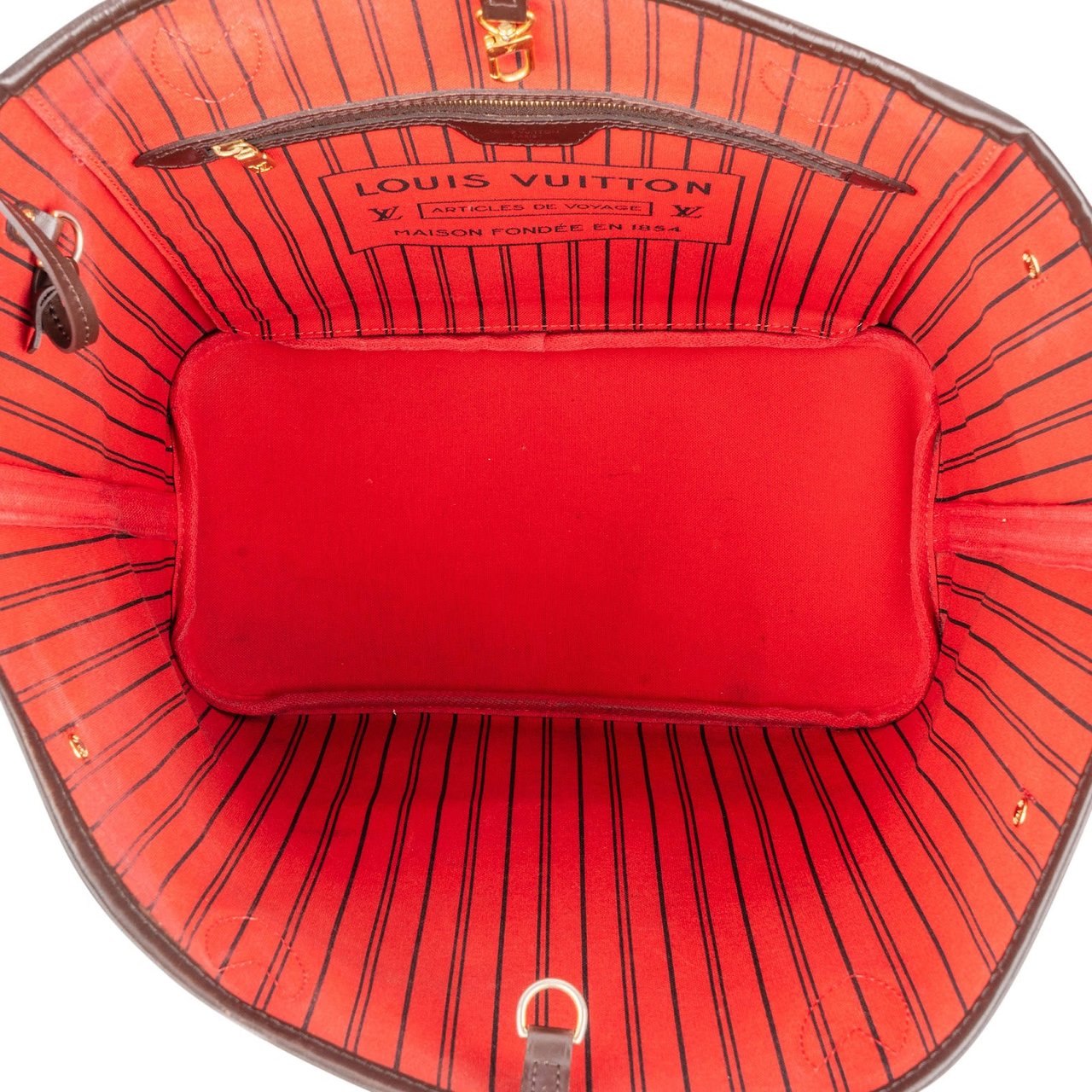 Louis Vuitton Louis Vuitton Monogram Damier Ebene Canvas Neverfull MM Shoulder Bag Bruin