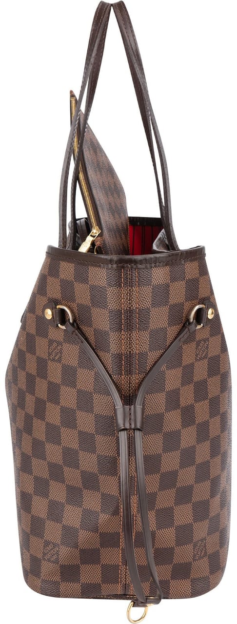 Louis Vuitton Louis Vuitton Monogram Damier Ebene Canvas Neverfull MM Shoulder Bag Bruin