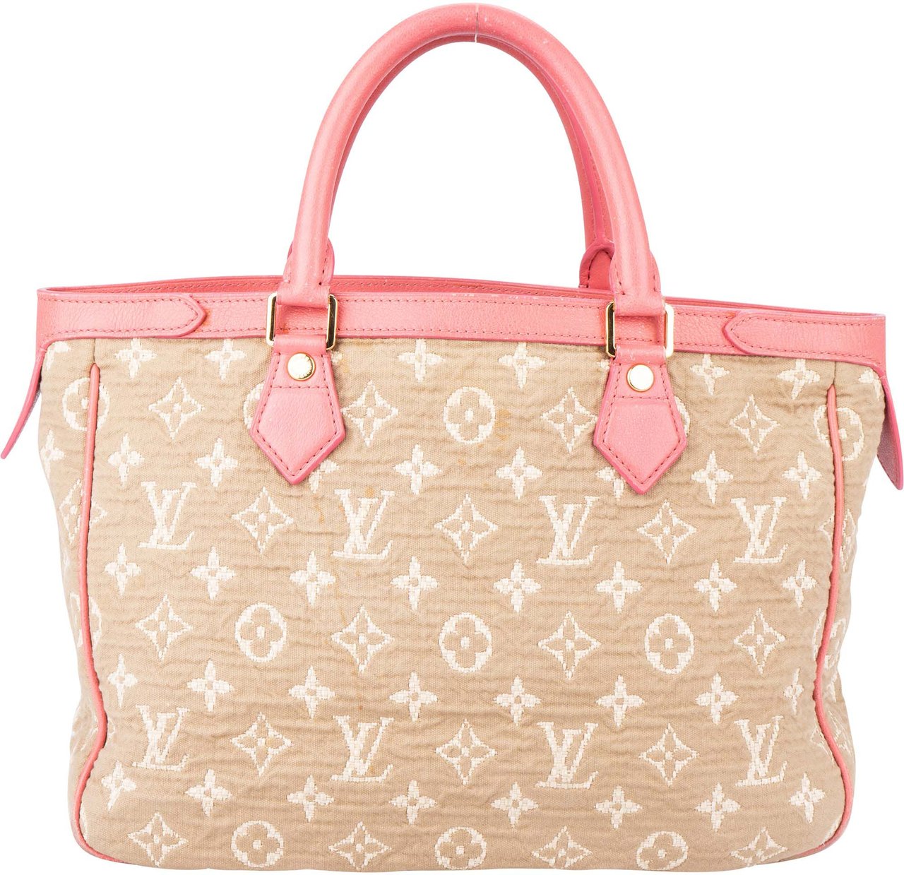 Louis Vuitton Louis Vuitton Denim Monogram Cabas Sabbia MM Handbag Divers