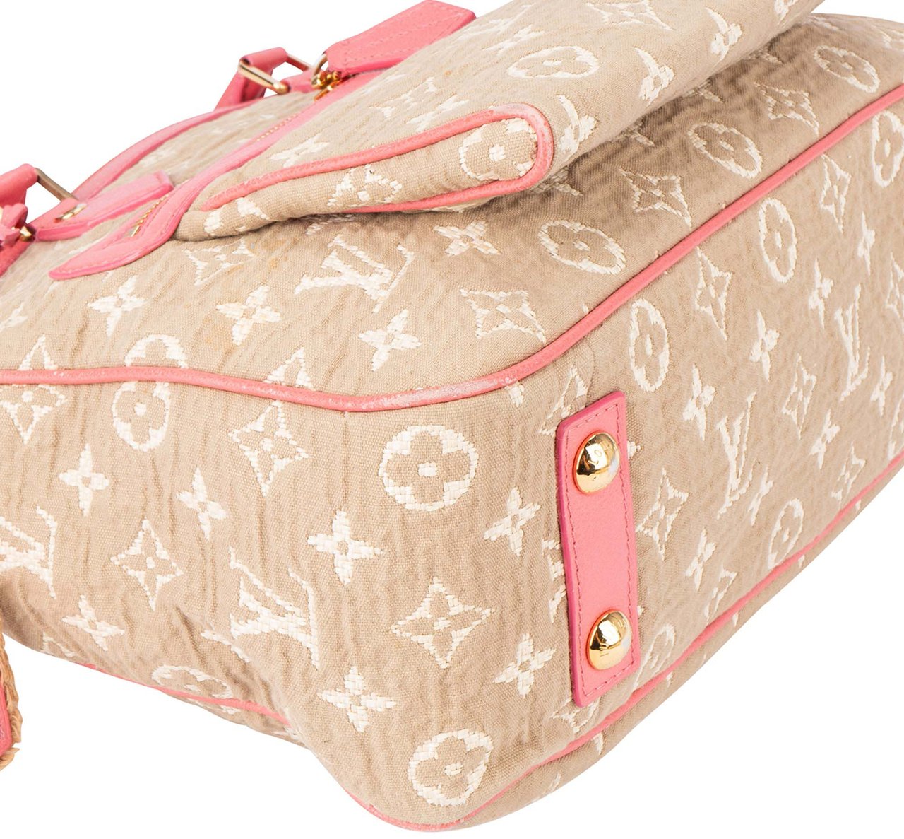 Louis Vuitton Louis Vuitton Denim Monogram Cabas Sabbia MM Handbag Divers