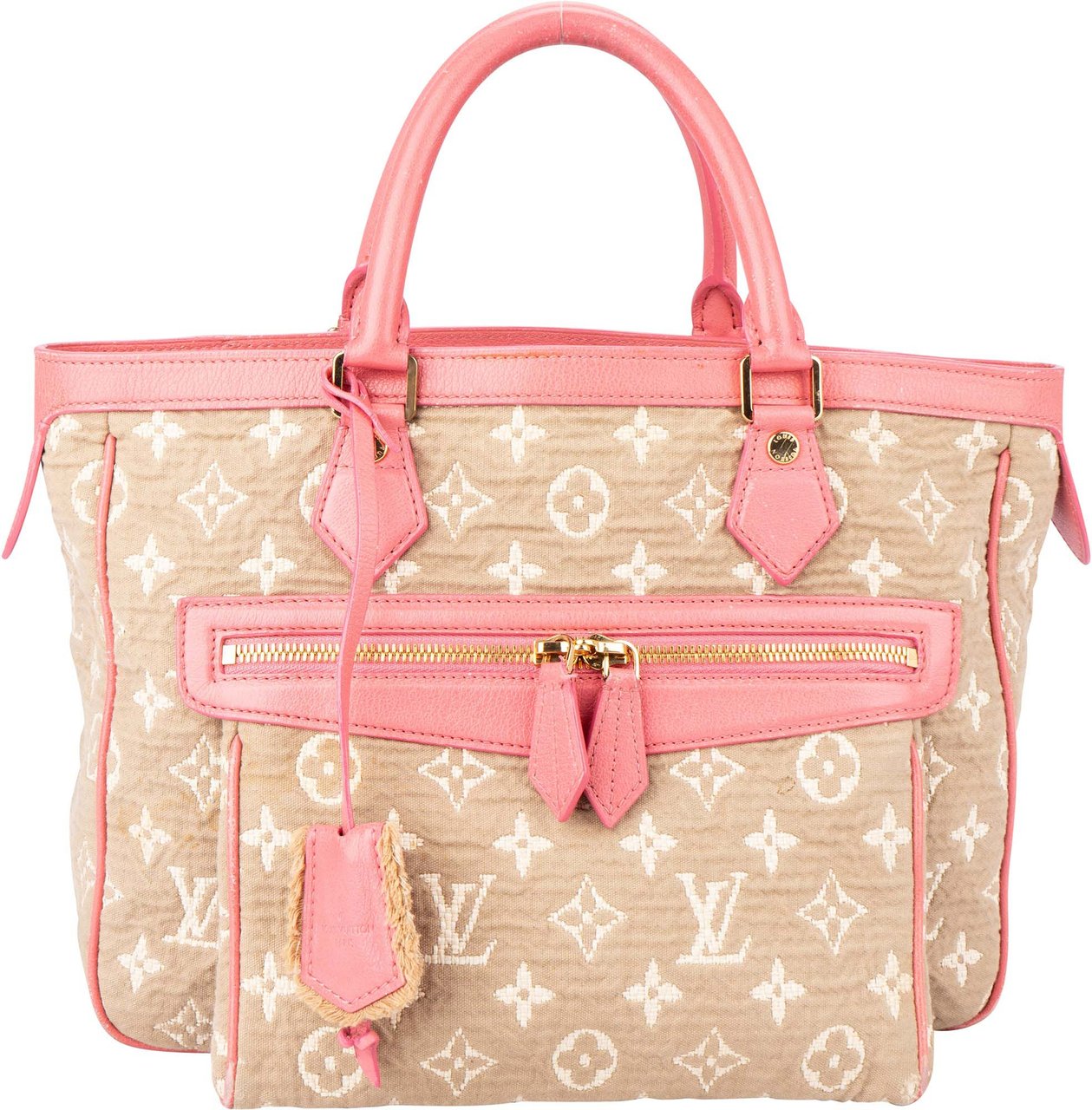 Louis Vuitton Louis Vuitton Denim Monogram Cabas Sabbia MM Handbag Divers