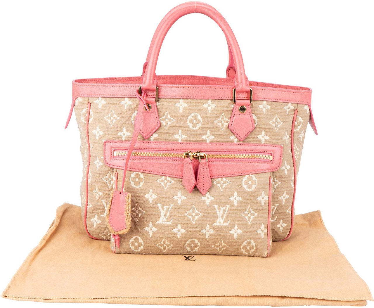 Louis Vuitton Louis Vuitton Denim Monogram Cabas Sabbia MM Handbag Divers