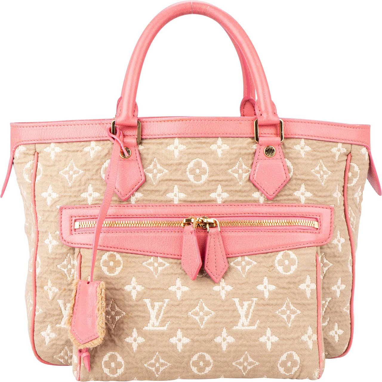 Louis Vuitton Louis Vuitton Denim Monogram Cabas Sabbia MM Handbag Divers